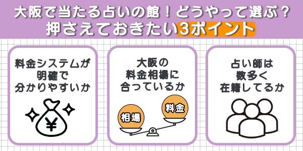 大阪占いの館選び方